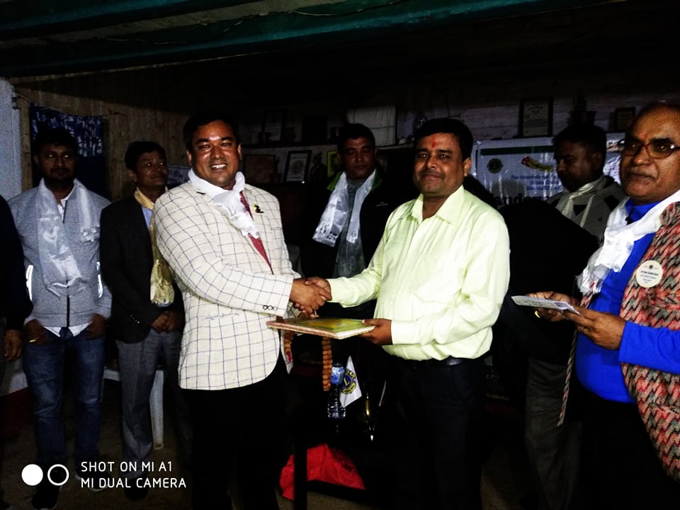 लायन्स क्लव अफ दमक माउण्ट एभरेष्टको फेलोसिप र पद हस्ताण्तरण सहित सम्मान कार्यक्रम