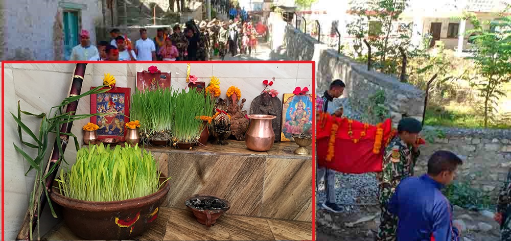 बडादशैको सातौ दिन फूलपाती, कसरी भित्र्याउँदा पाइन्छ शुभ लाभ ?