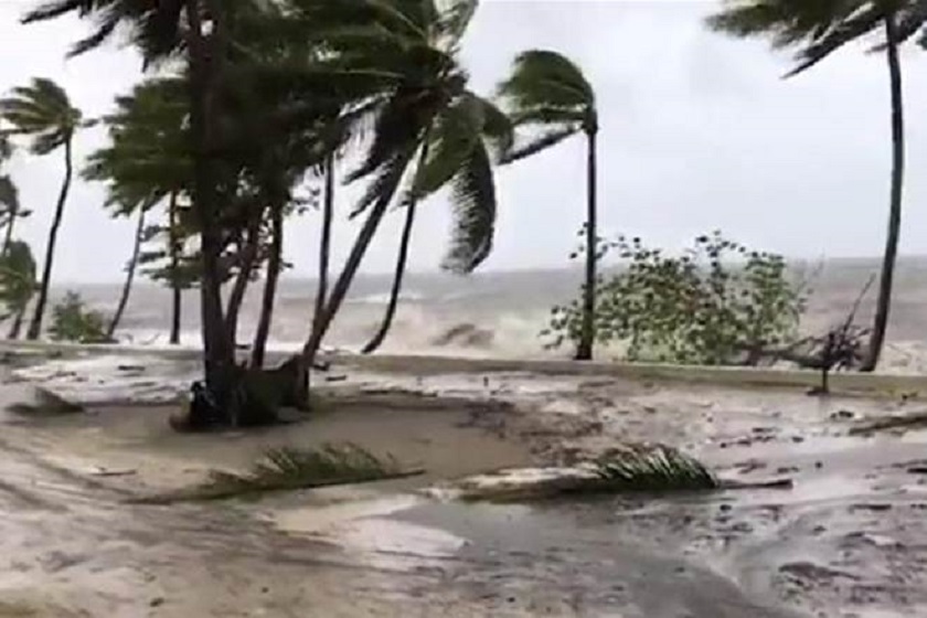 फिजीमा भीषण आँधी