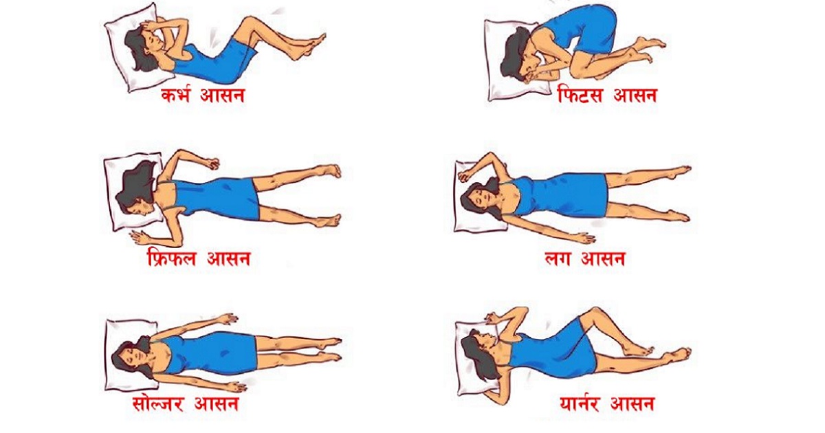 कुन आसनमा सुत्ने मानिसको स्वभाव कस्तो ?