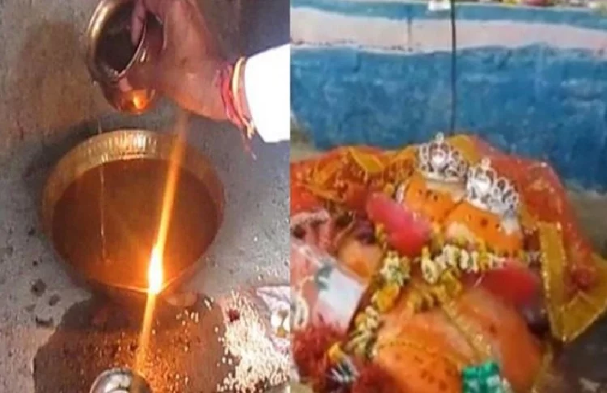 पानीबाट दीयो बल्ने गडियाघाट माताको अनौठो मन्दिर !