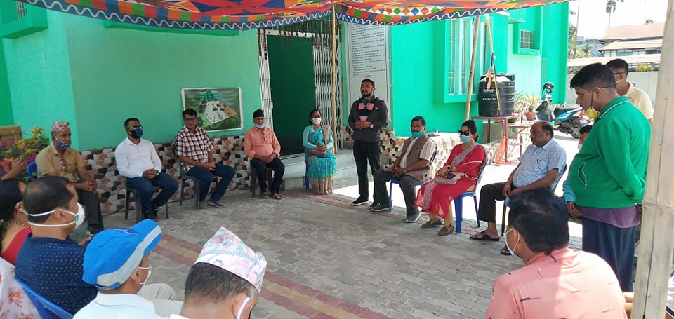 कोरोना रोकथामका लागि दमक कांग्रेसको डेढ लाख सहयोग