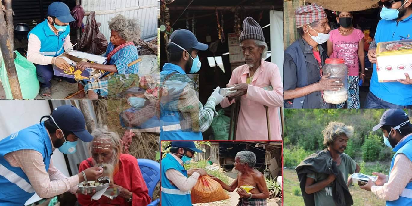 भुइमान्छेको भगवान बने संचारकर्मी घिमिरेको टिम जसले उनिहरुको पेट भर्दैछन्