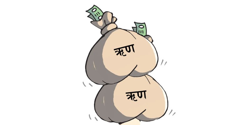 हरेक नेपालीको थाप्लोमा ४३ हजार ७ सय रुपैयाँ ऋण