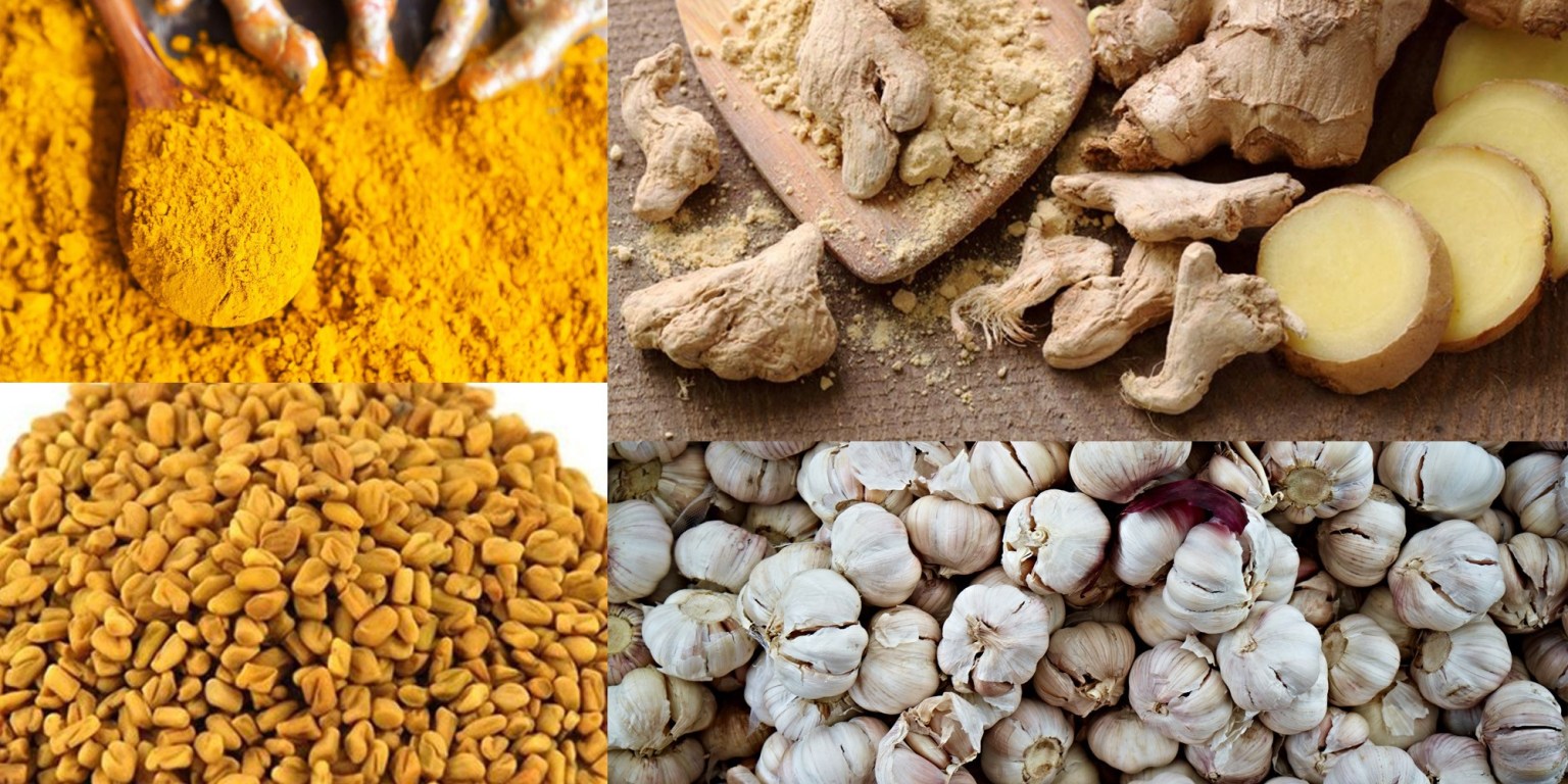 लसुन, अदुवा, मेथी र बेसार धेरै खाँदा सावधान ! यस्ता छन् ‘साइड इफेक्ट’
