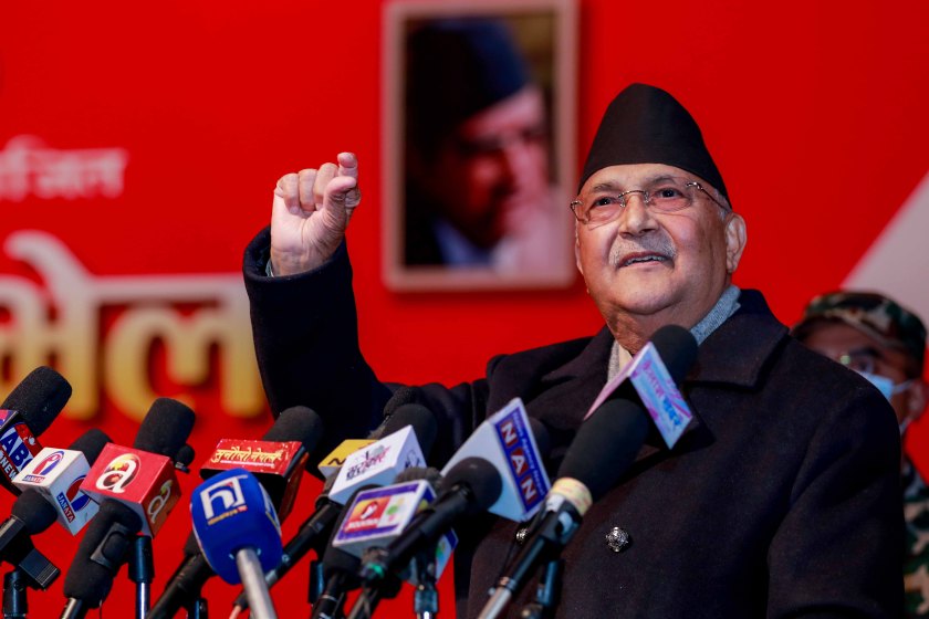 कालो मास्क निषेध गरिएको कार्यक्रममा प्रधानमन्त्रीको सम्बोधन, तस्बिरमा हेर्नुहोस्