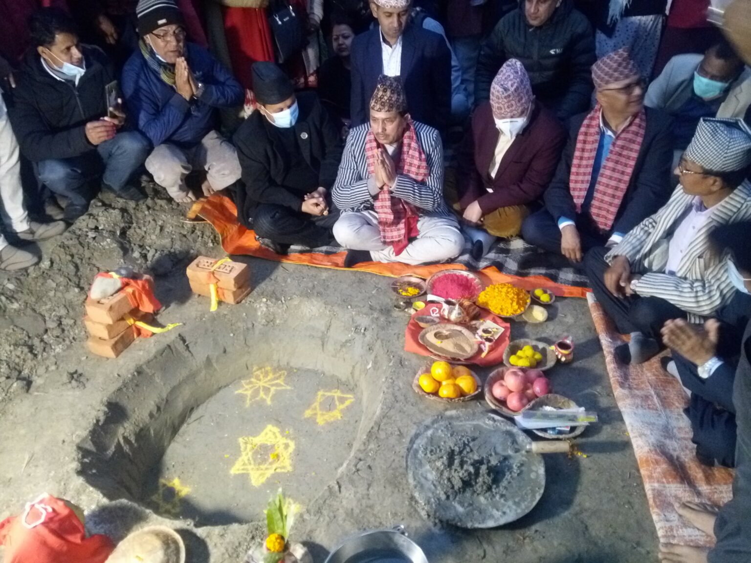 प्रादेशिक सरुवा रोग अस्पताल शिलान्यास