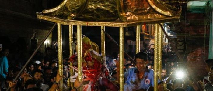 साँखु र शालिनदी क्षेत्रमा डेढ सय वर्ष पुरानो भीमसेन जात्रा