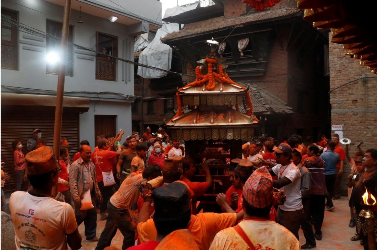 वामुने गणेशको जात्रा ,थिमिमा यस्तो देखियो