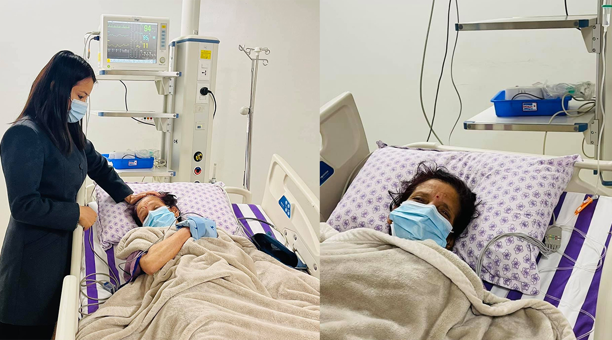 प्रचण्ड पत्नी सीता अस्पताल भर्ना