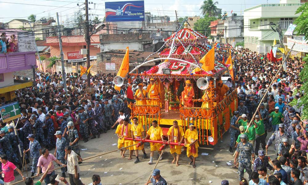 विराटनगरमा रथयात्राको भव्य तयारी