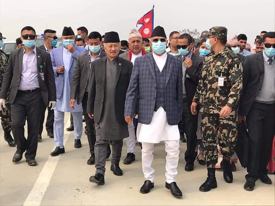 नेकपा एमालेका अध्यक्ष केपी शर्मा ओली आज झापा आउँदै