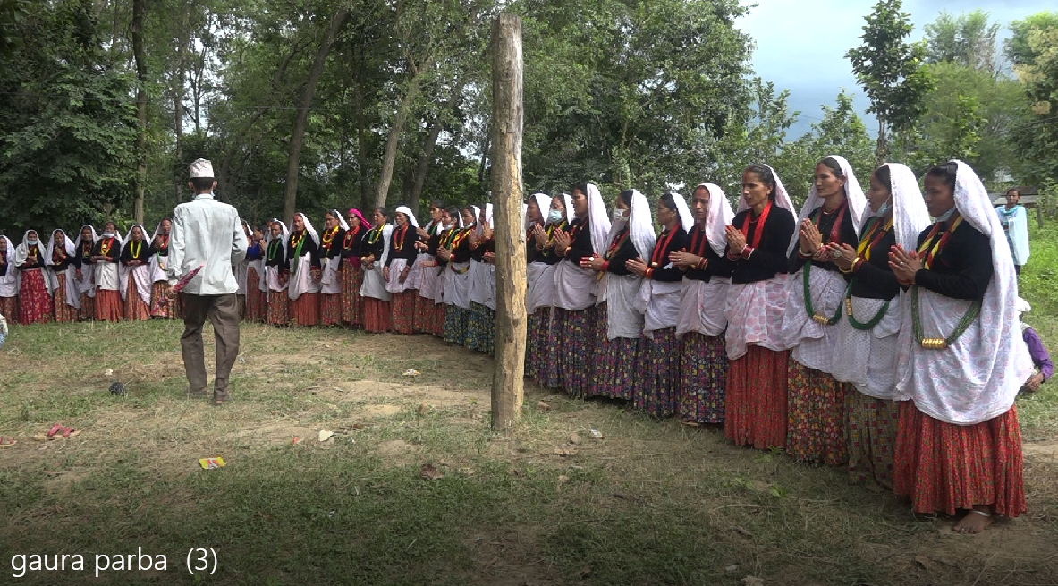 धनगढीमा पनि मनाइयो हुम्ली र बझाङी ठकुरी संस्कृतीको 'गौरा'
