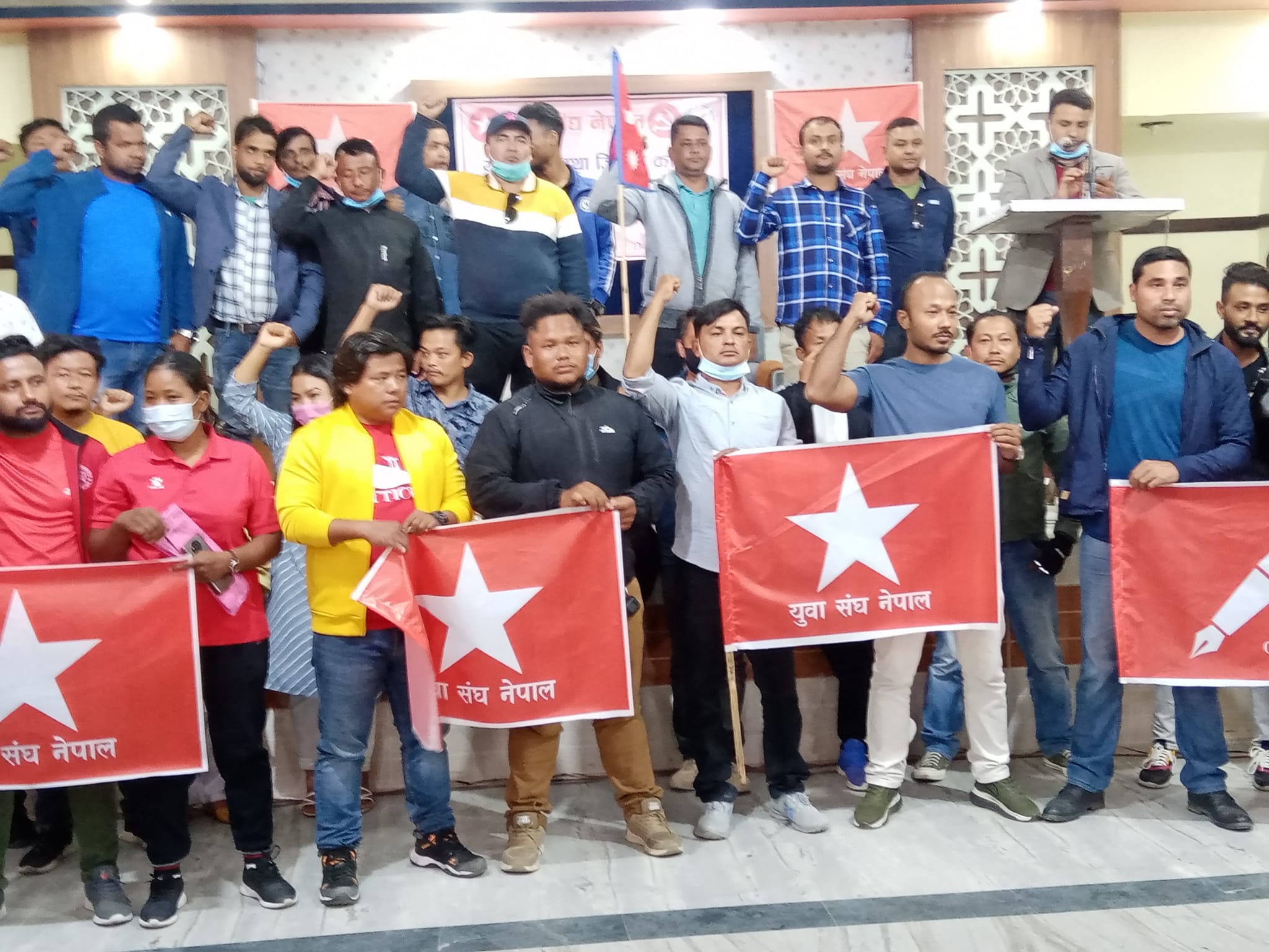युवा सङ्घ नेपाल झापाको अध्यक्षमा सुनिल थापा