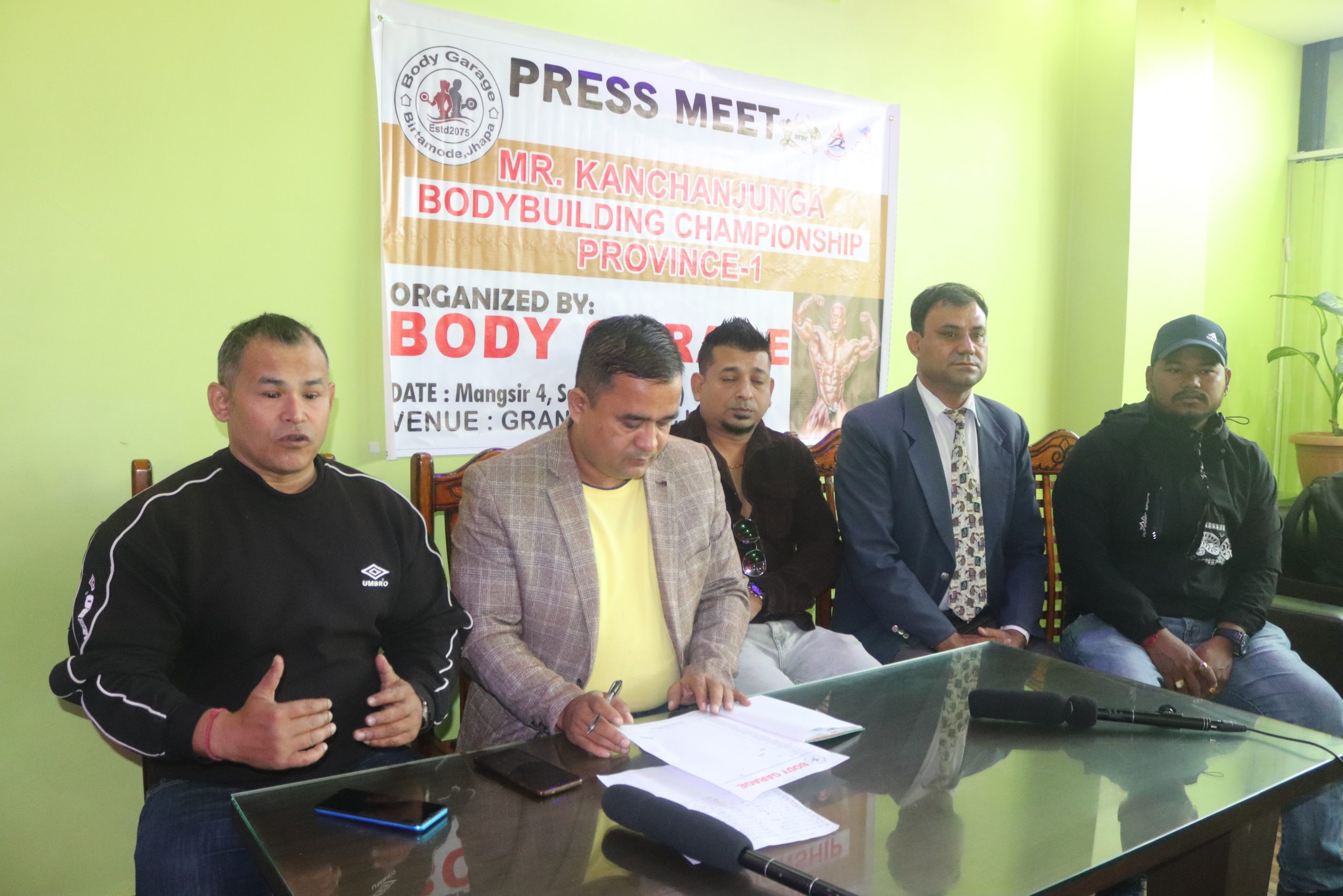 फागुन २७ र २८ गते झापामा प्रदेश स्तरीय मिस्टर कञ्चनजंघा बडी बिल्डिङ च्याम्पेनसिप