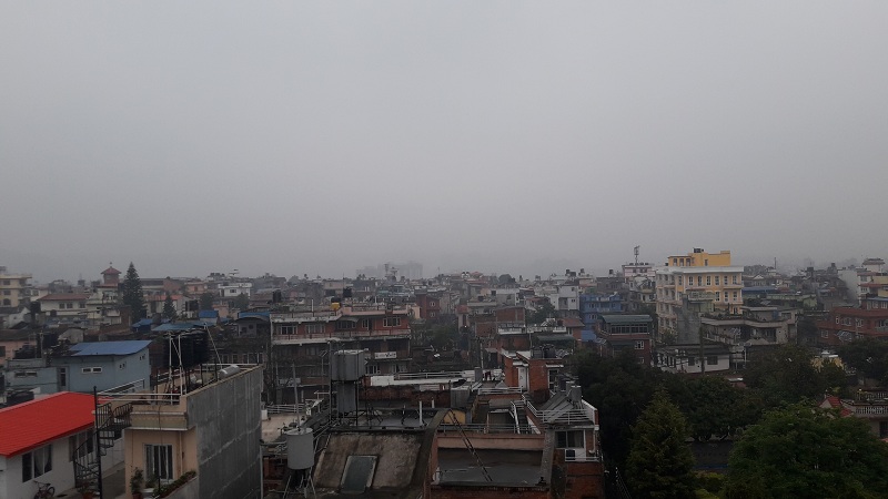 काठमाडौँको तापक्रम घट्यो, देशभर चिसो बढ्यो