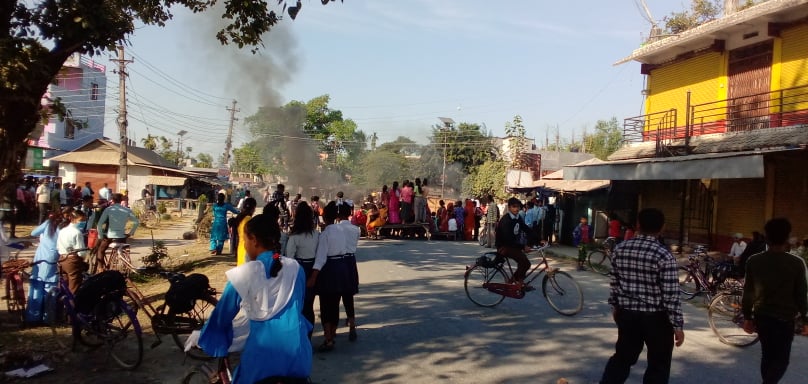 ग्वाल्डुब्बा बजार तनाव ग्रस्त