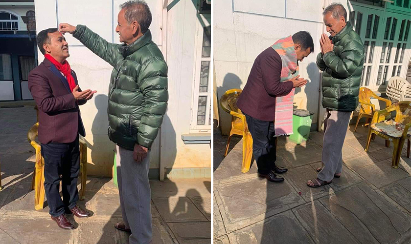 सिटौलासँग आशीर्वाद लिन पुगे विश्वप्रकाश