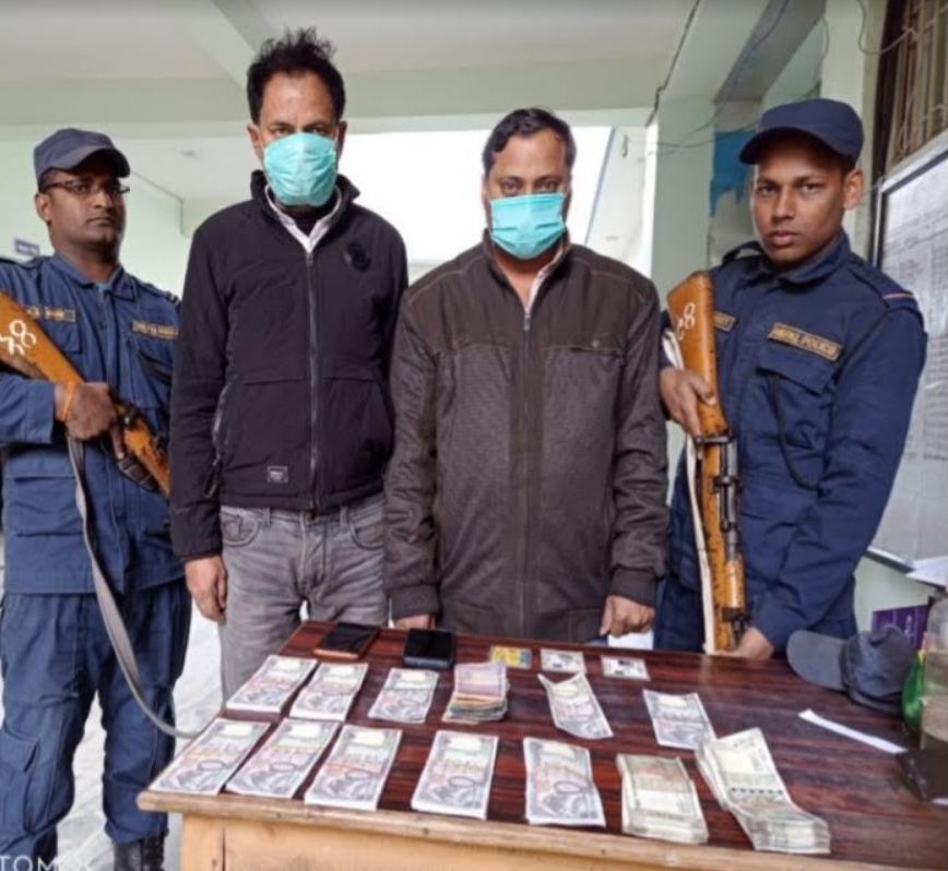 नक्कली नेपाली नाेटसहित दुई भारतीय नागरिक पक्राउ