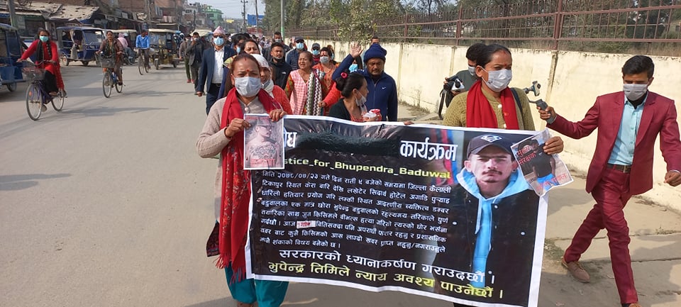 वडुवाल हत्याका आरोपितलाई धरौटीमा छाडेको भन्दै आफन्त आन्दोलित