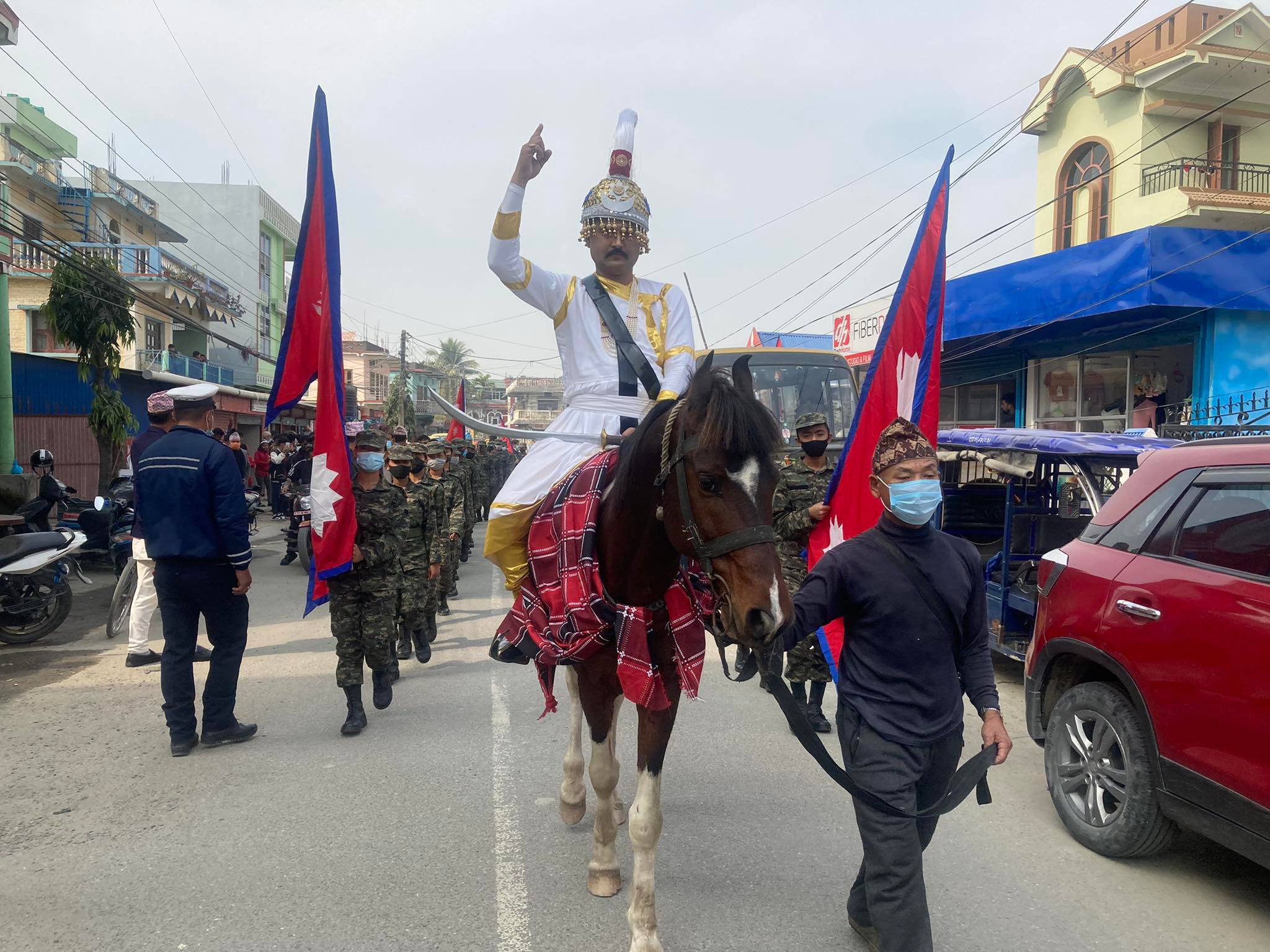 इटहरीमा यस्ता देखीए पृथ्वीनारायण शाह (फाेटाे फिचर)