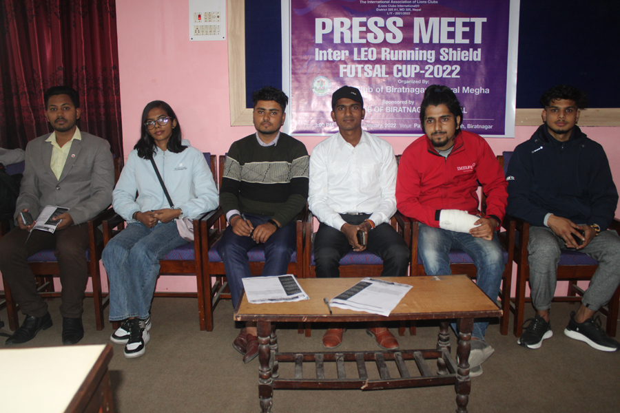 विराटनगरमा तेश्रो संस्करणको ‘ईन्टर लियो रनिङ शिल्ड फुटसल कप–२०२२’ हुने