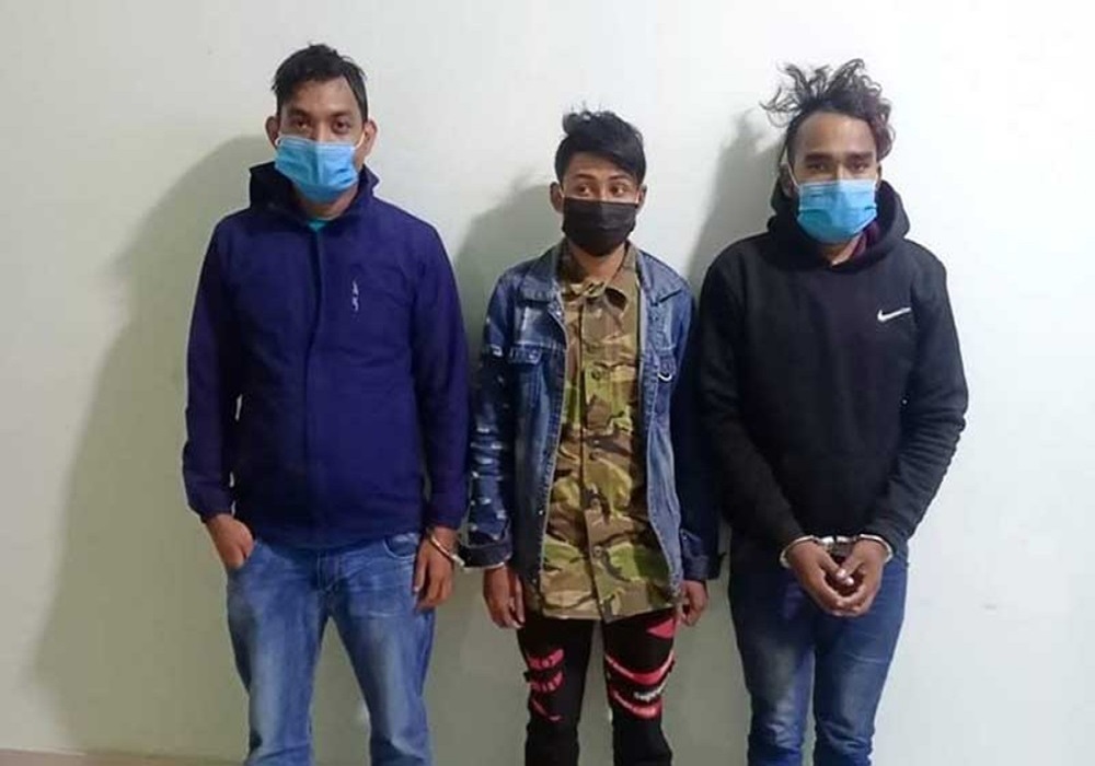 बहिनीको घर पुर्याइदिन्छु भनि गाडीमा चढाएर क'रणी गर्ने होटल सञ्चालकसहित ३ जना पक्राउ