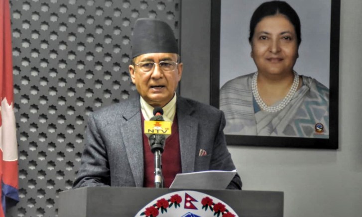 कुनै पनि देशविरुद्ध नेपाली भूमि प्रयाेग हुन नदिने सरकारकाे प्रतिबद्धता