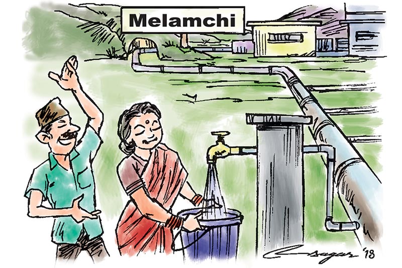 आजदेखि मेलम्चीको पानी काठमाडौँ आउने