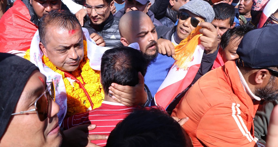 काठमाडौं–४ बाट गगन थापा ७,४४७ बढी मतले विजयी