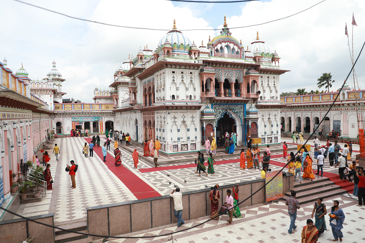 सप्ताहव्यापी विवाहपञ्चमी महोत्सव जनकपुरधाममा प्रारम्भ, बुधबार नगर दर्शन